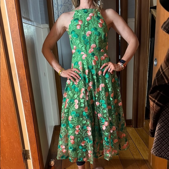 ASOS | Dresses | Asos Green Floral Backless Dress | Poshmark